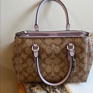 Coach Brown and Purple Women's Bag